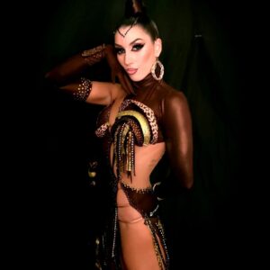 lt couture latin wear golden brown