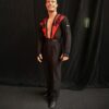 LTcouture dancewear Latin Men's Shirt in Red